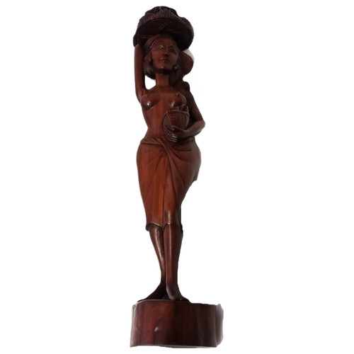 Balinese hardwood carving 2ft - carving,