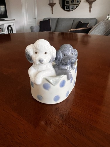 Lladro nao figurine blue dot - blue,