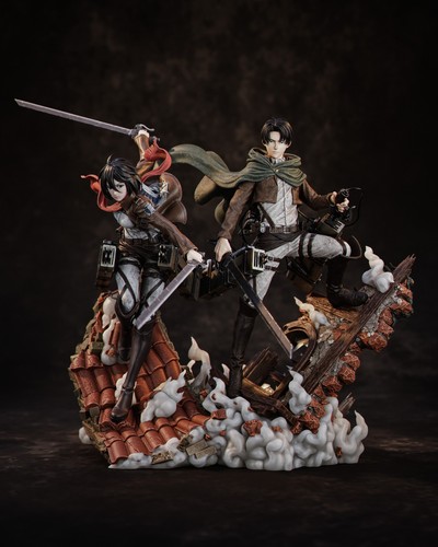 Levi mikasa 3d printed - &,