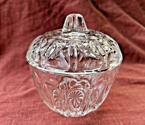 Vintage reims pressed glass - vintage,