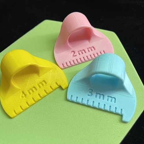 Set hand sewing guides - of,