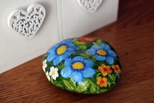 Hand painted stone unique - hand-painted,