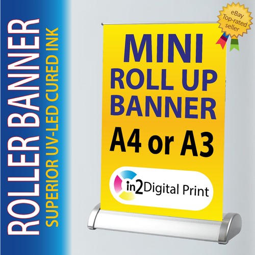 Roller banner stand mini - mini, a4