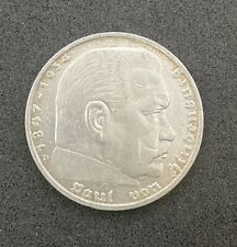 1935 D WW2 German 5 Reichsmark