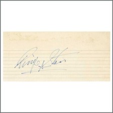 Ringo Starr 1970s Autograph