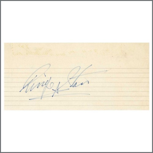 Ringo starr 1970s autograph - starr,