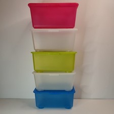 5 Ikea GLIS Storage Boxes With