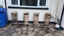 Garden planters chimney pots - planters,