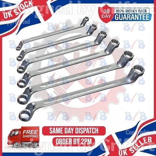 6pc offset ring spanner set - 6pc,