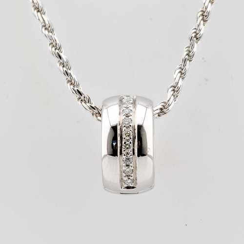 Fope necklace with pendant - with,