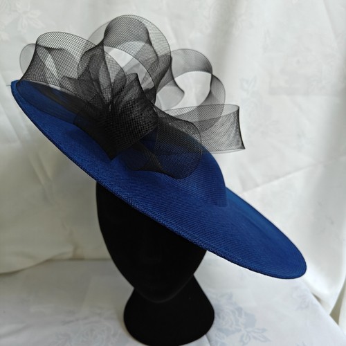Royal blue black wide - blue,