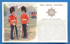THE IRISH GUARDS.HISTORY AND TRADITIONS POSTCARD