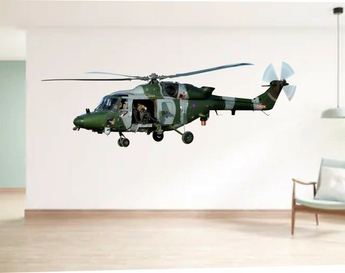 Lynx helicopter vinyl - helicopter, wall