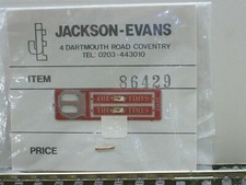 Jackson-Evans Etched Nameplate