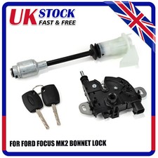 Bonnet Release Lock Latch Catch Repair Set 1355231 FOR Ford Focus MK2 2004-2012