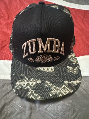 Zumba top and shorts - and, hat