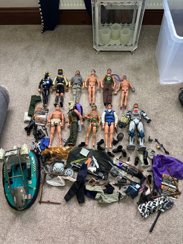 Large vintage action man