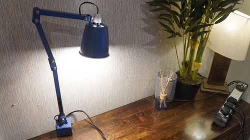 Blue vintage arm - blue,