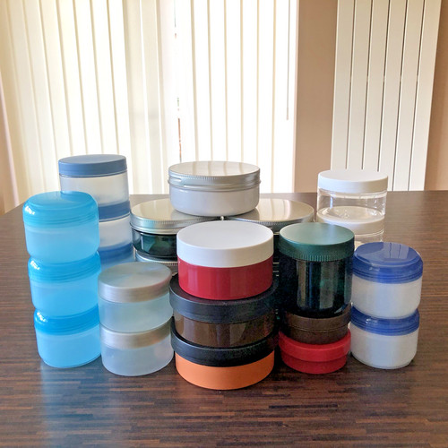 Used plastic pots tubs with - used,