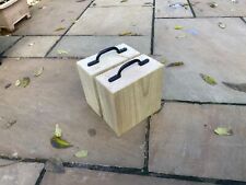 2 x Wooden Rustic Sleeper Door