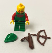 LEGO VINTAGE 10305 Forest Man Archer ROBIN HOOD Mini figure - Rare Retro Toy