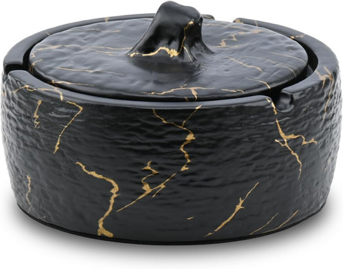 Ceramic ashtray with lid for - ashtray,