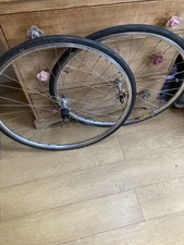 MICHE REFLEX CAMPAGNOLO 700C WIRE ON  WHEELS DECENT CONDITION
