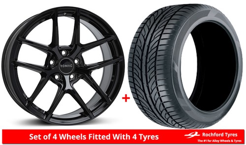 Alloy wheels tyres romac - &, 17"