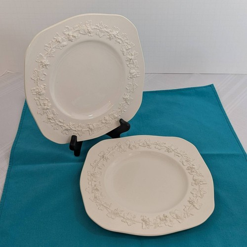 Square luncheon plates - luncheon, (2)
