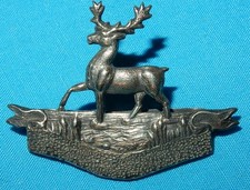 WW1 HERTFORDSHIRE YEOMANRY REGIMENT MILITARY OFFICERS BADGE WORLD WAR I GENUINE