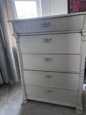Chest Of Drawers Solid Wood Designer Shabby Chic