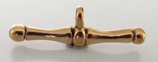 Gold T Bar  - Vintage 9ct Rose