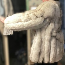 Vintage Real Mink Fur Coat –