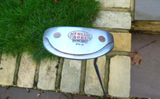 PROGEN FULL BORE Pi-4 POLYMER INSET , TOE HEEL WEIGHTED HEAD&SOLE PUTTER 34.5"
