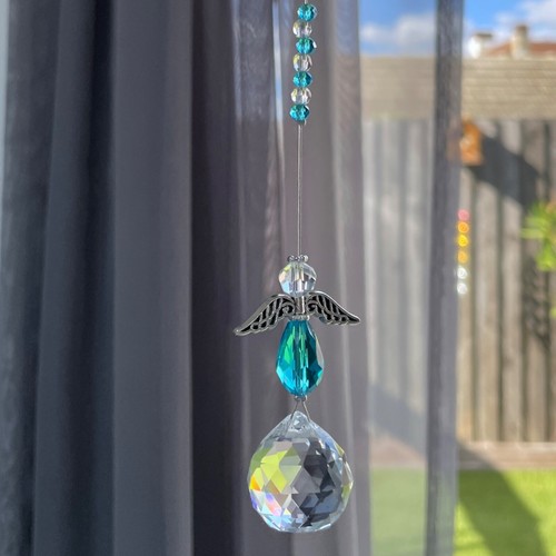 Small clear glass crystal - small,