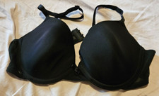Secret Possessions Black Underwired Bra Adj Straps Hook & Loop Size 34B BNWOT