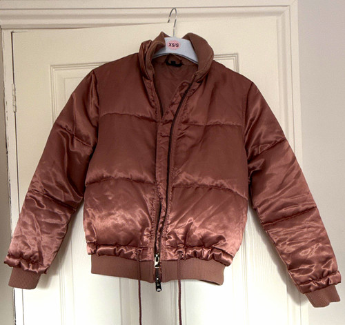 Topshop brown pink satin - topshop,