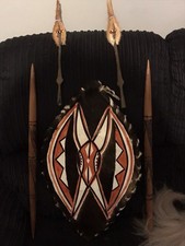 African Leather Shield With