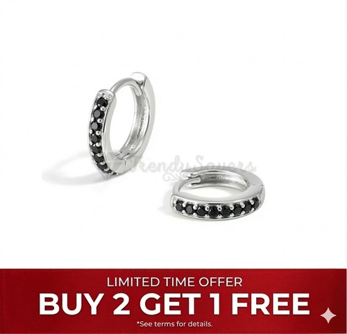 9ct gold huggie earrings - 9ct,