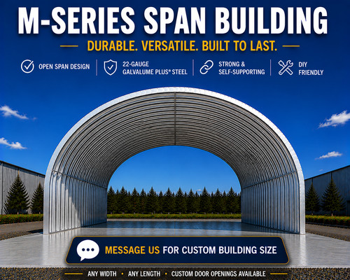 X24 x10 durospan steel - 12'x24'x10',