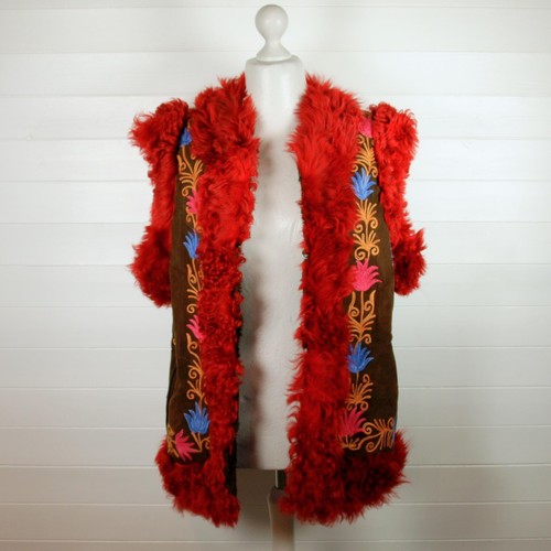 Ladies boho afgan sheepskin - ladies,