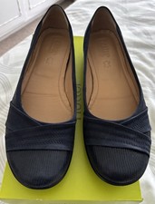 Ladies Hotter Navy Ballerina