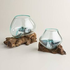 Molten Glass on Driftwood Mini