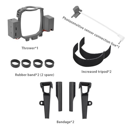 Drone thrower payload delivery - drone,