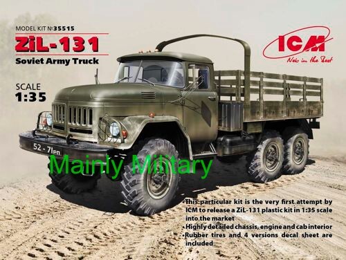 Icm zil 131 soviet - 1/35,