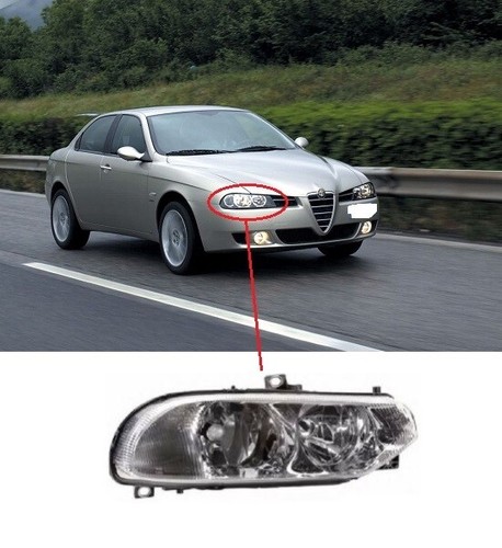 New front headlamp right - right, lhd