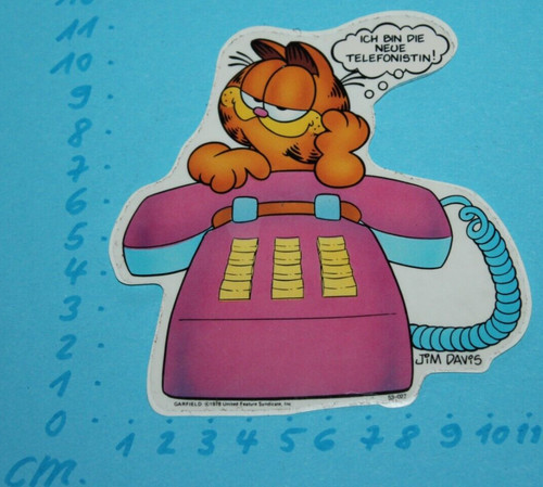 Vintage garfield telephone - vintage,