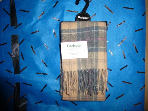Barbour lambswool tartan scarf - lambswool,