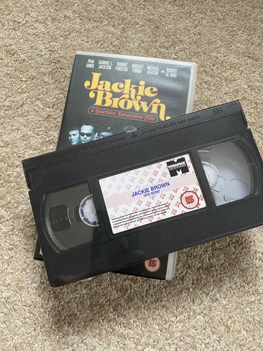 Jackie brown vhs video - video, tape