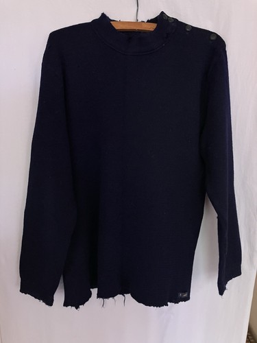 Minor navy blue wool breton - navy,